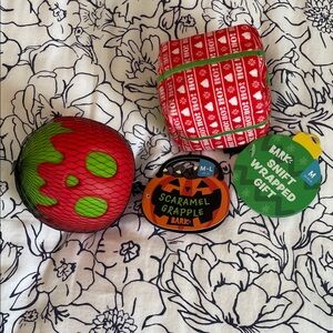 Bark box Dog Toys - Red and Green